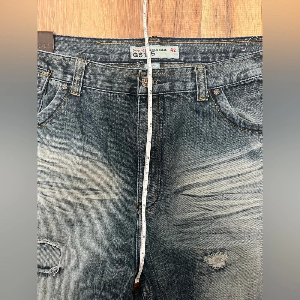 GS 115 Vintage Original‎ Brand Size 42 Mens Jeans Distressed medium Wash A/3